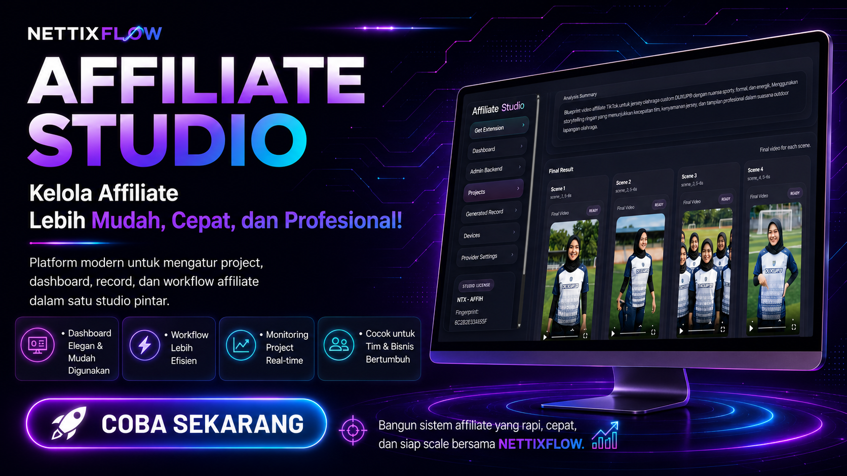 NettixFlow Affiliate Studio Lifetime Access